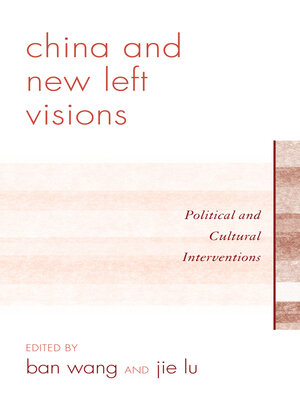 cover image of China and New Left Visions